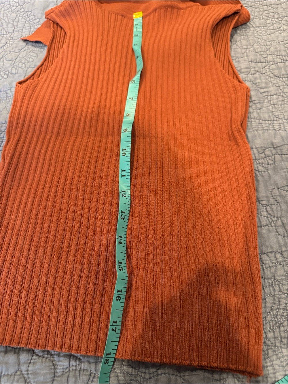 Chanel Knit Rust Color Sweater Removable Buttons - Picture 12 of 15